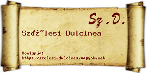 Szélesi Dulcinea névjegykártya